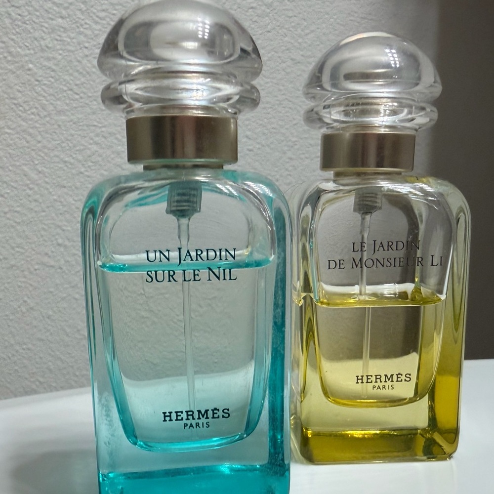 Two for $80 Hermès Un Jardin Sur Le Nil and Le Jardin de Monsieur Li Perfume